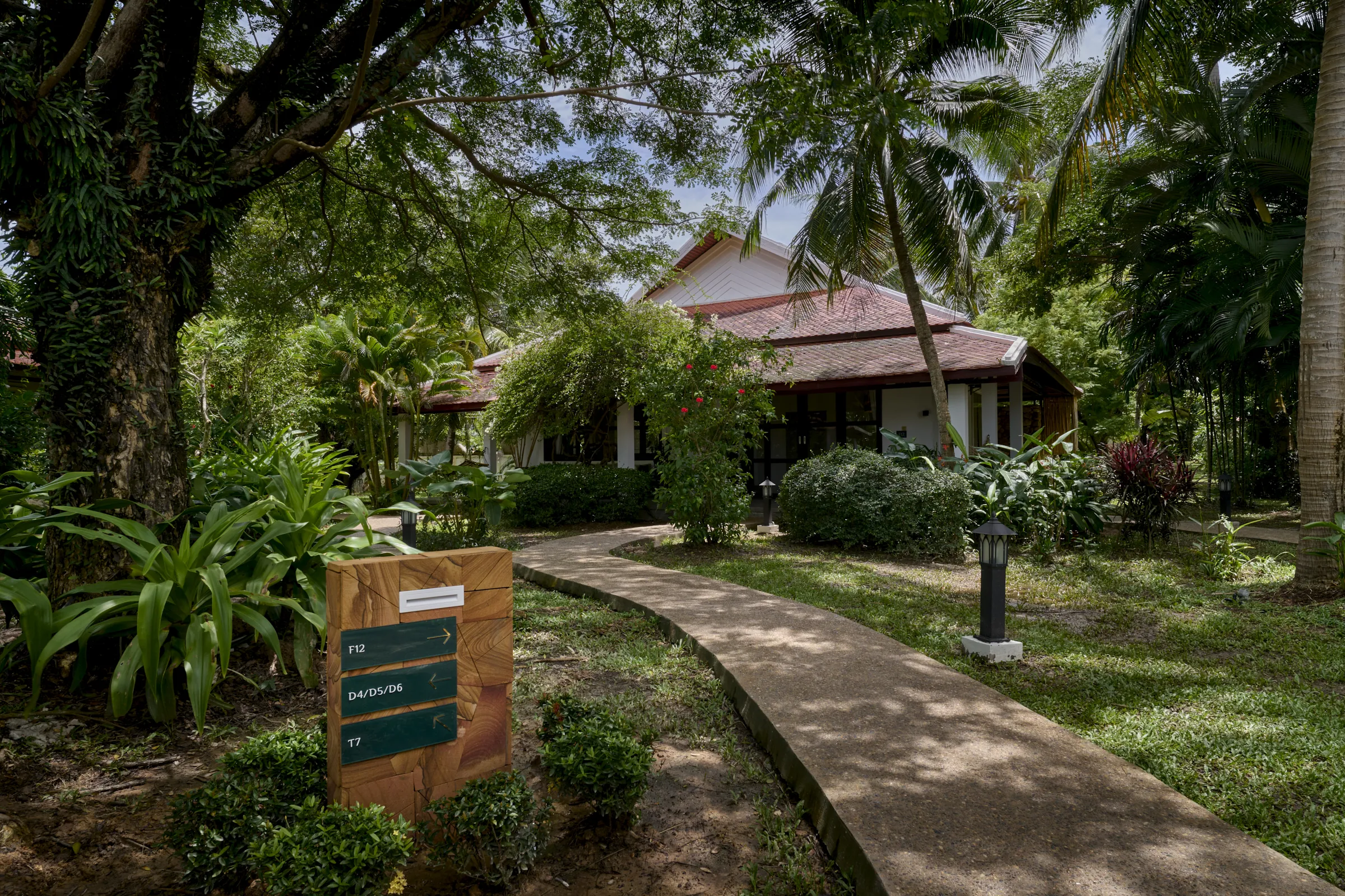 Samanea path garden