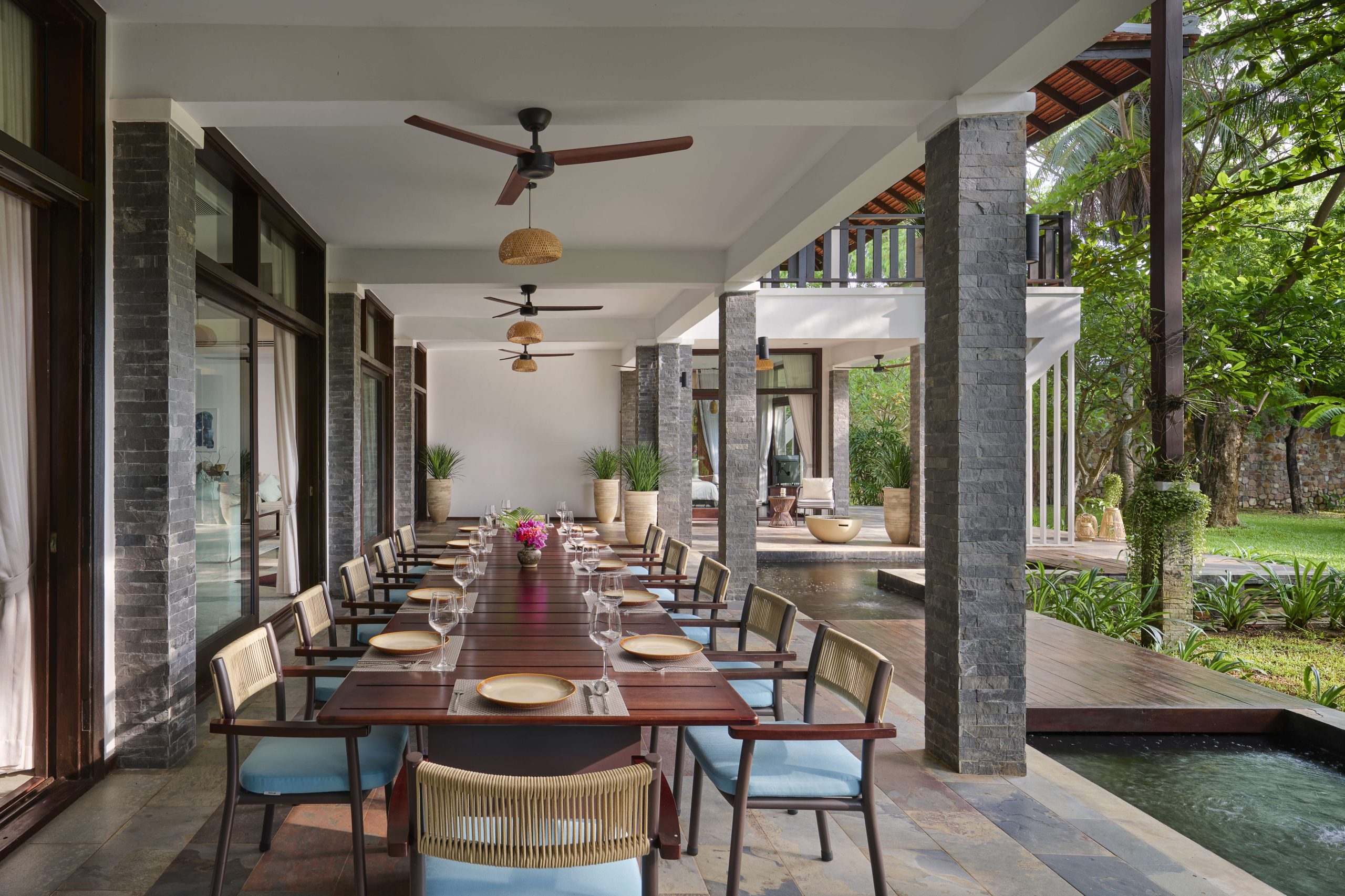 Villa Dam Duong - Private Retreat by Samanea Dining Area"